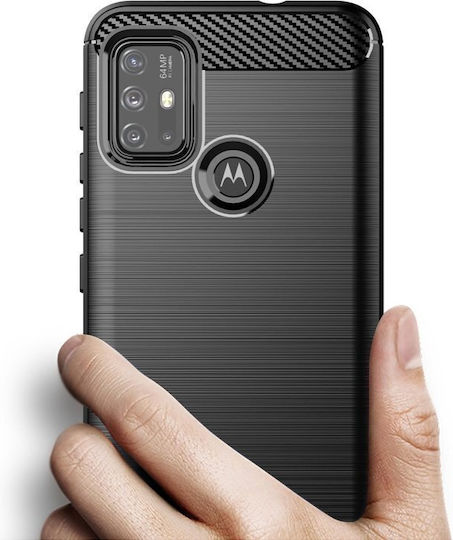 Erbord Back Cover Plastic / Silicone Black (Motorola Moto G10, Motorola Moto G30)