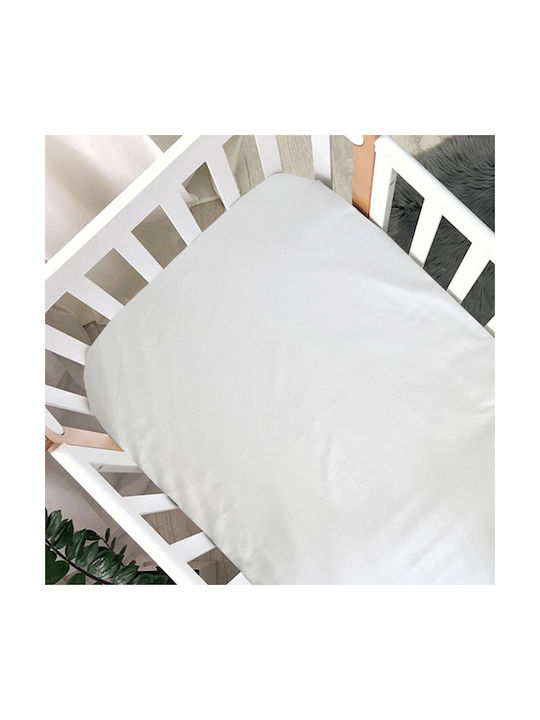 IngVart Baby Sheet Crib Cotton Fitted White