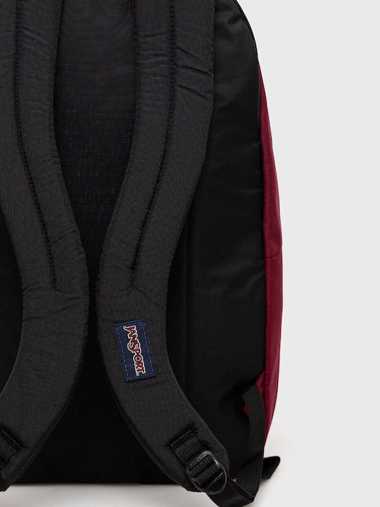 Jansport Backpack Color Maroon Large Plain Ek0a5bahn621