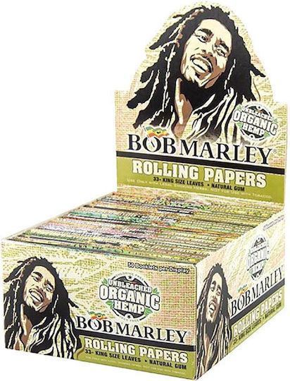 Bob Marley Cigarette Rolling Papers King Size 33 sheets 1pcs