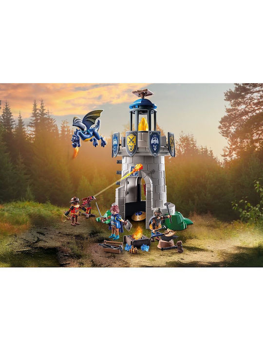 Плеймейт свещ Novelmore Кула на рицарите с дракон и ковач за 4+ години Години Playmobil