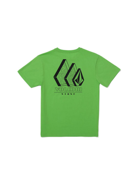 Volcom Tricou pentru copii Verde electric