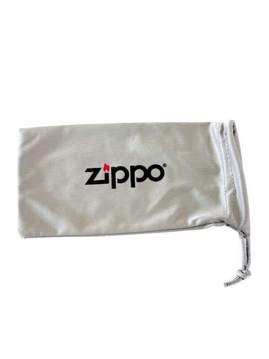 Zippo Women's Sunglasses with Pink Plastic Frame and Light Blue Lens OB207-6