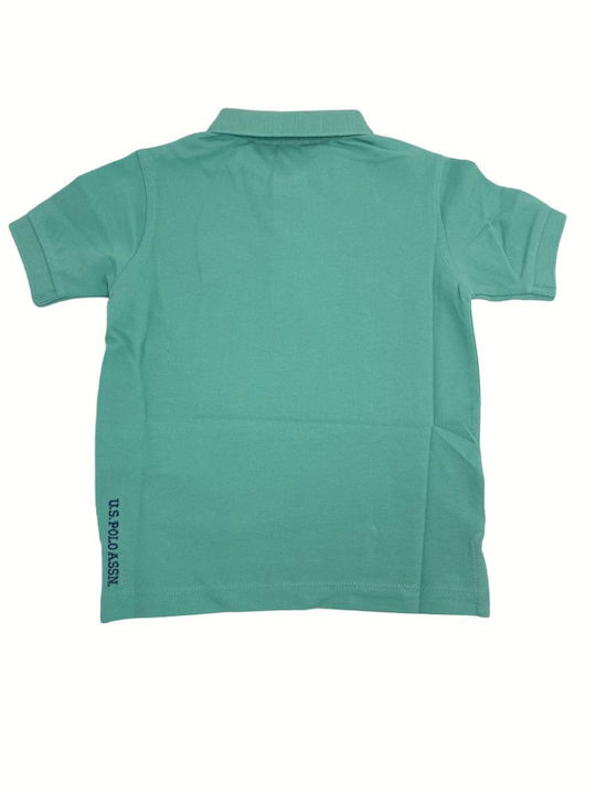 U.S. Polo Assn. Kids Blouse Short Sleeve turquoise