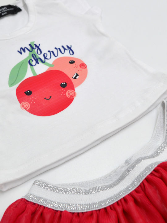 Prod Set Summer 2pcs White/Red My Cherry