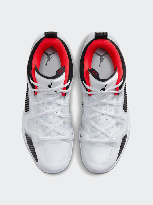 Air  37 Нисък Баскетболни обувки White / Black / Siren Red