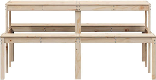 Wooden Masa pentru spații exterioare CAFE 160x134x75buc