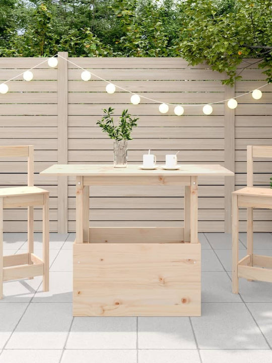 Garden Table Outdoor from Acacia 100x50x75cm