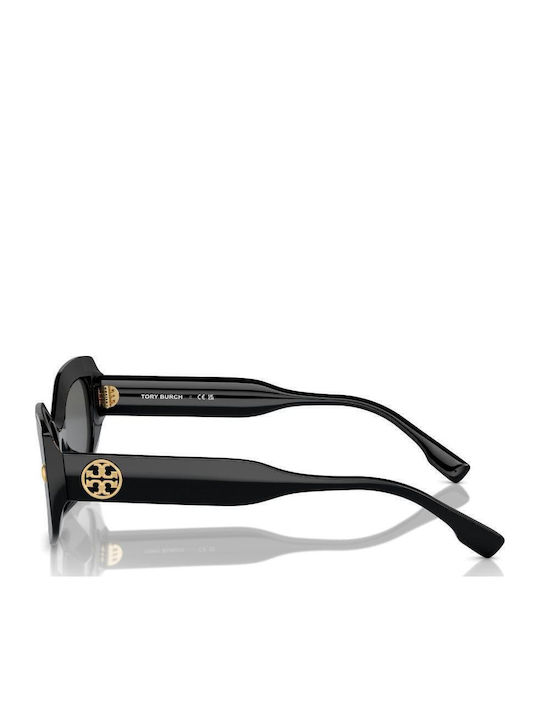 Tory Burch Γυναικεία Γυαλιά Ηλίου με Μαύρο Κοκκάλινο Σκελετό και Μαύρο Φακό TY7202U-170973