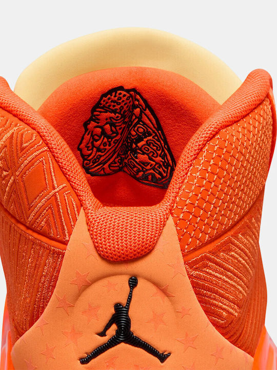 Air  38 WNBA High Basketball Shoes Cone / Brilliant Orange / Melon Tint / Black