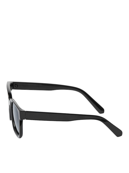 Jack & Jones Sunglasses with Black Plastic Frame and Black Lens 12251480