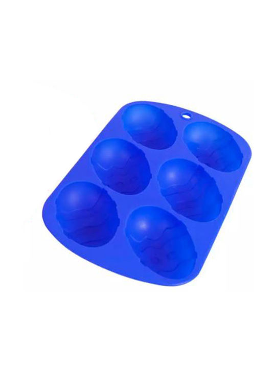 Sugar Love No Coating Silicone Chocolates 6 Cups Baking Pan 20.5x13x2.5cm