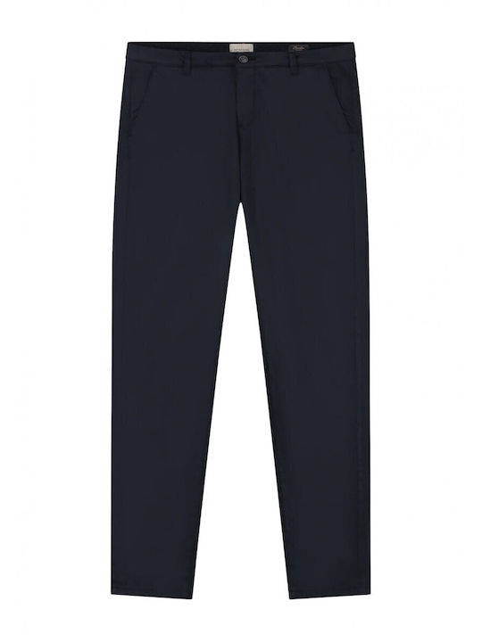 Trousers Chino in Slim Fit Navy Blue