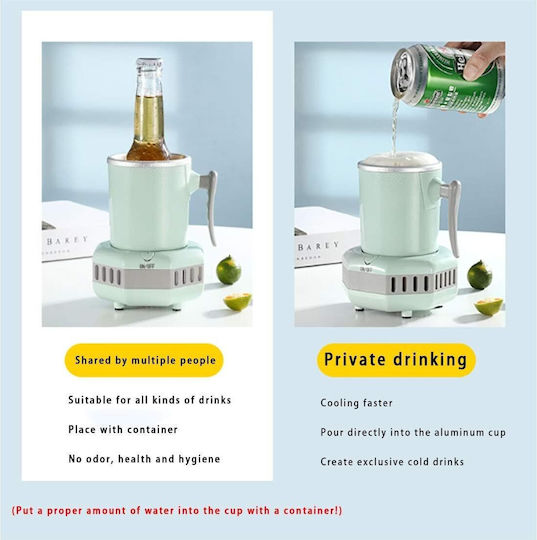 Aggpo Portable Quick Cooling Cană Ceramică Verde