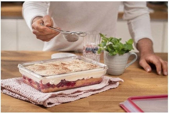 Tefal Microwave Glass Lunch Box Masterseal Transparent 3000ml