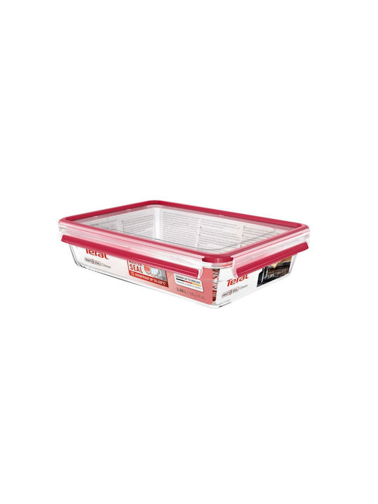 Tefal Glass Lunch Box Masterseal Transparent 3000ml