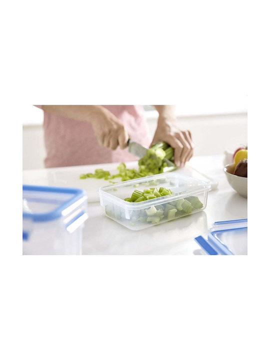 Tefal Microwave Plastic Lunch Box Clip & Close Blue 1200ml