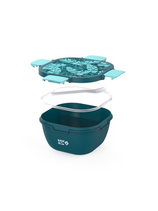 Nava Plastic Thermo Lunch Box Blue 800ml