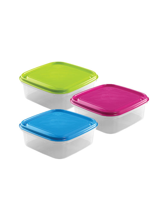 Hega Hogar Lunch Box Plastic Πράσινο 1800ml 1pcs