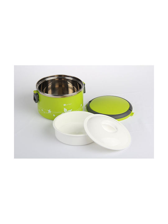 Veltihome Δοχείο Φαγητού Inox Πράσινο 1lt