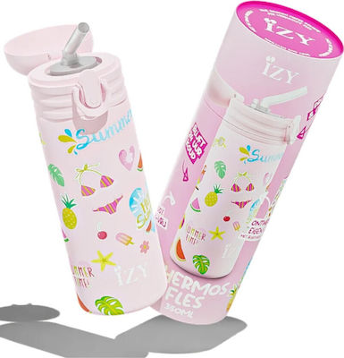 Izy Kinder Trinkflasche Thermos Rosa 350ml