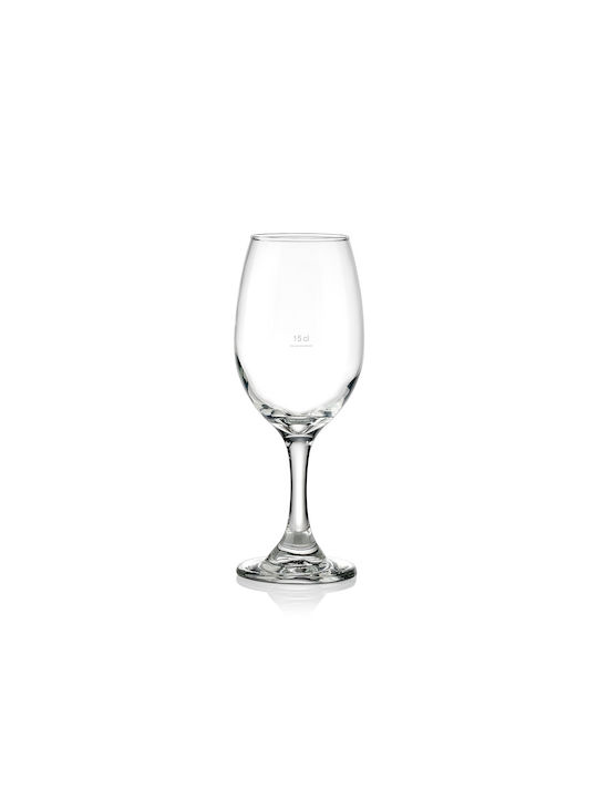 Glass for Red Wine made of Glass in Red Color Goblet 386ml