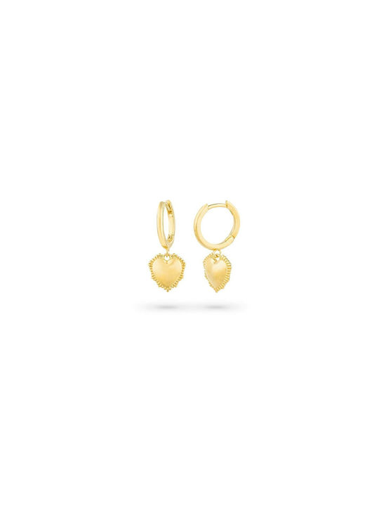 Radiant Earrings made of Steel Gold Plated