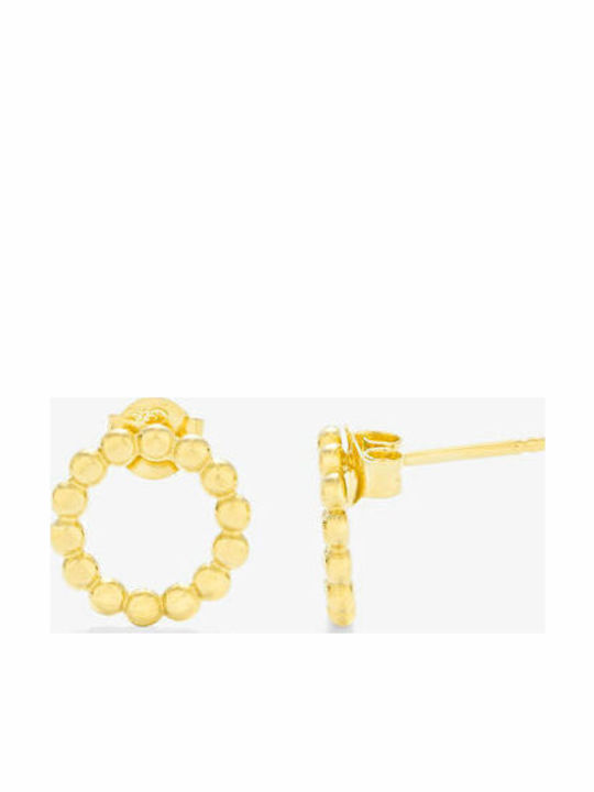 Radiant Earrings Hoops made of Steel Gold Plated