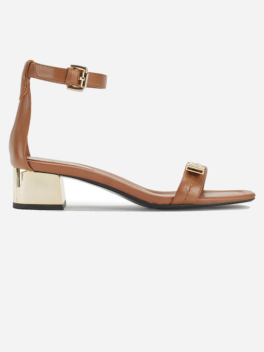 DKNY Leather Women's Sandals Brown
