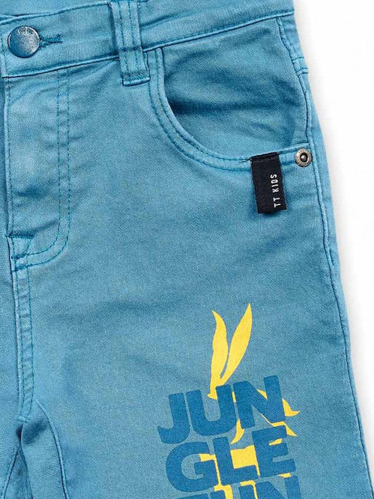 Kids' Shorts/Bermudas Fabric Sky Blue