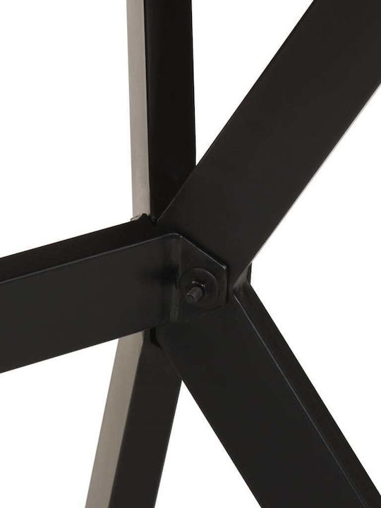 Table Dining Room from Solid Wood & Metal Brown 110x55x75cm