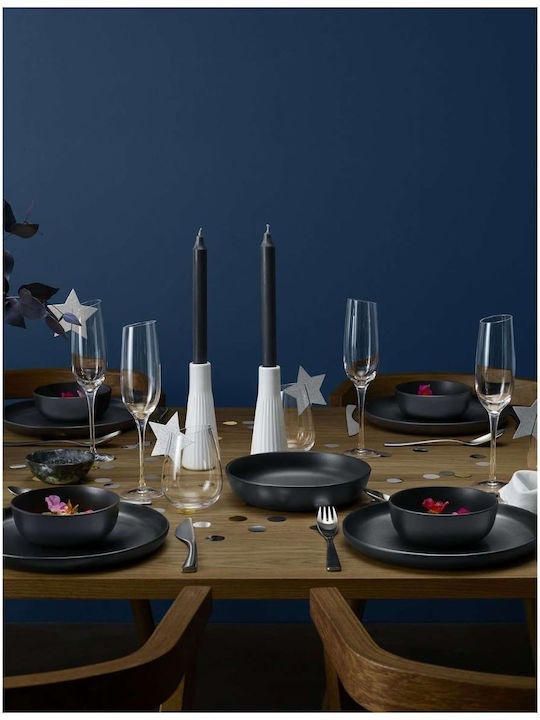 Eva Solo Plate Soup Ceramic Black with Diameter 20cm