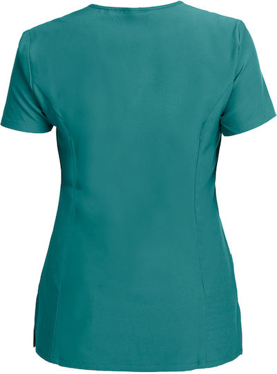 Be Unique Nobby Lady Tunic Women's Turquoise Medical Blouse