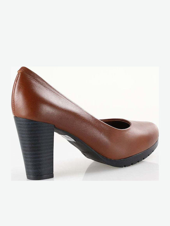 Pantofi cu toc Maro