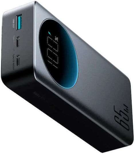 Joyroom JR-PBF05 Външна Батерия 30000mAh 65W с USB-A Изходен Порт и 2 USB-C Изходни Порта Power Delivery Бързо Зареждане PPS Черна