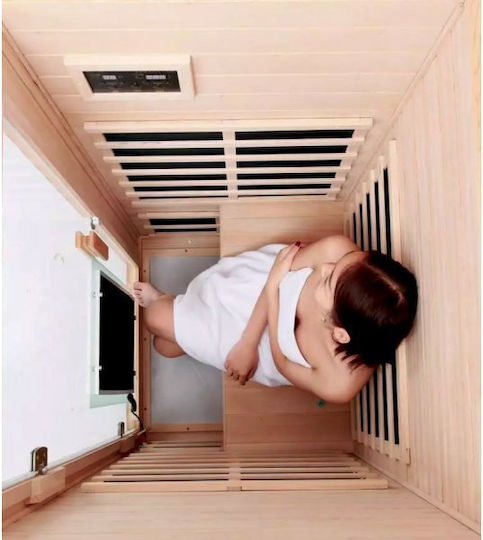 Fujia Saună Individuală Cuptor / Încălzitor exterior Interior L90xW90xH190cm Fujia Saună Individuală Cuptor / Încălzitor exterior Interior L90xW90xH190cm