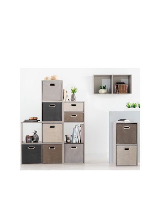 5Five Fabric Storage Box Dark Gray 31x31x31cm