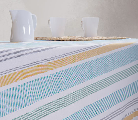 Nef-Nef Homeware Τραπεζομάντηλο Βαμβακερό Canfield Multi 140x140εκ.