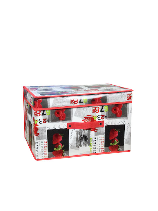 Tpster Plastic Cutie de Depozitare cu Capac Gri 60x50x40cm 1buc