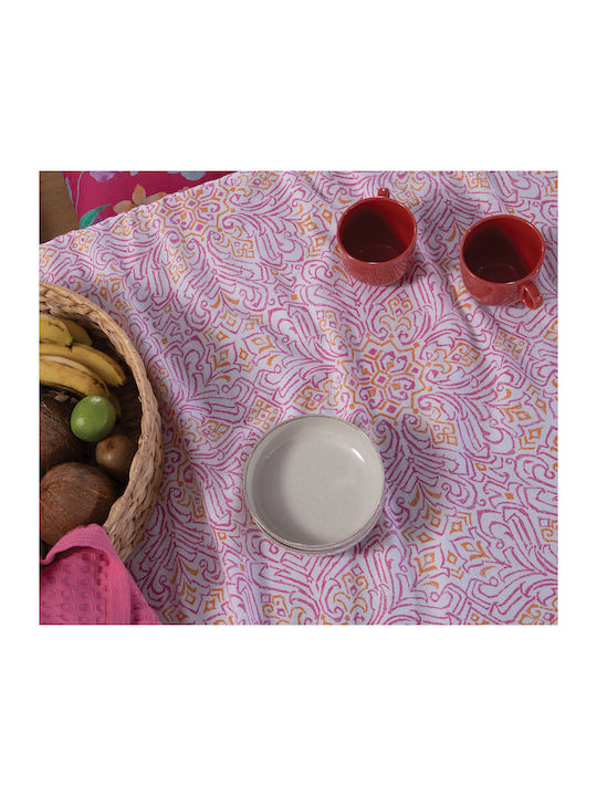 Nef-Nef Homeware Tischtuch Roman Fuchsia 140x240cm
