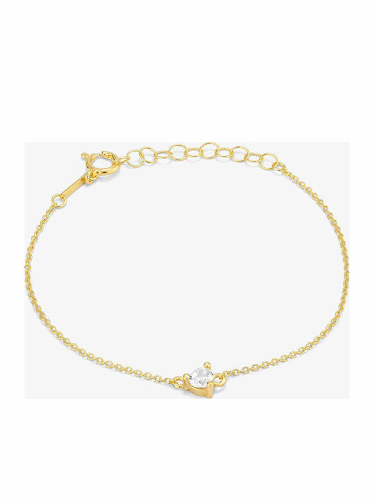 Radiant Women's Steel Gold Plated Bracelet 19cm