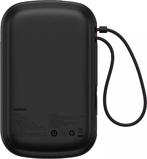 Baseus Qpow Pro Power Bank 20000mAh 22.5W с USB-A порт и USB-C порт Черен