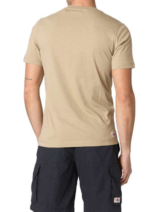 Aeronautica Militare T-shirt Bărbătesc cu Mânecă Scurtă Sand Washed