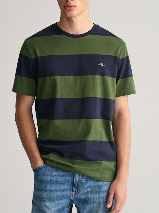 Gant Men's Short Sleeve T-shirt Green