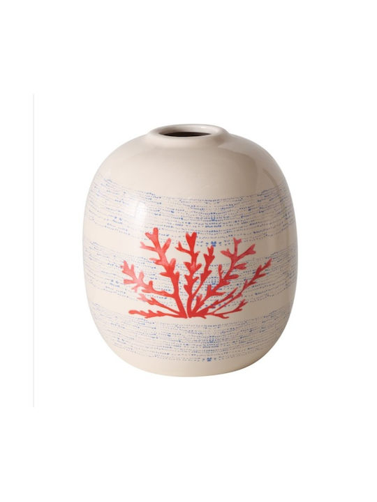 Boltze Decorative Vase Orange 13cm