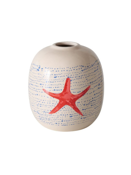Boltze Decorative Vase Orange 13cm