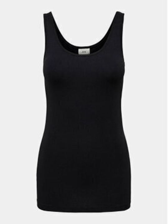 Damen Polo Ärmellose Schwarze Bluse