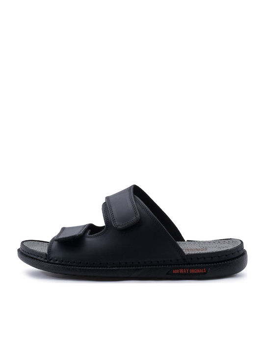 Herrensandalen in Schwarz Farbe