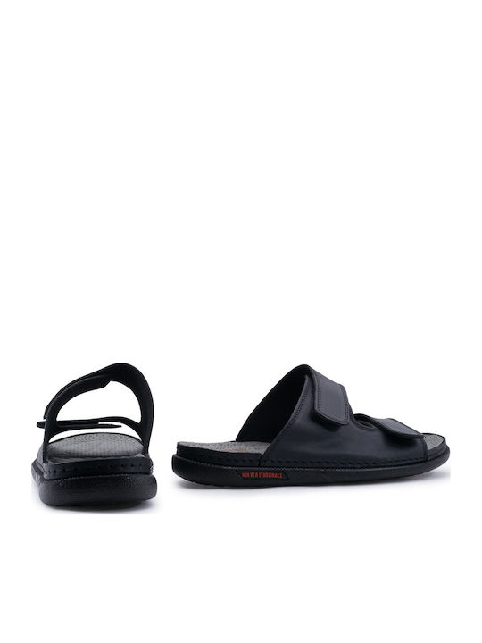 Herrensandalen in Schwarz Farbe