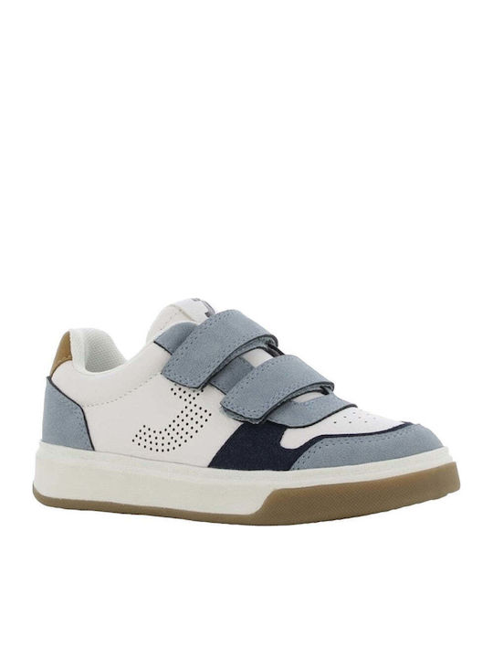 Παιδικά Sneakers Ανατομικά με Σκρατς Λευκά